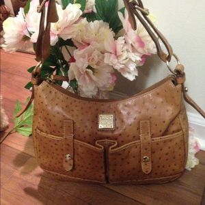 Dooney and bourke ostrich Leather purse